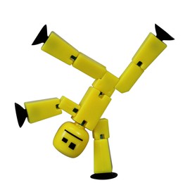 Stikbot, Yellow Stikbot Action Figure, 3 Inches