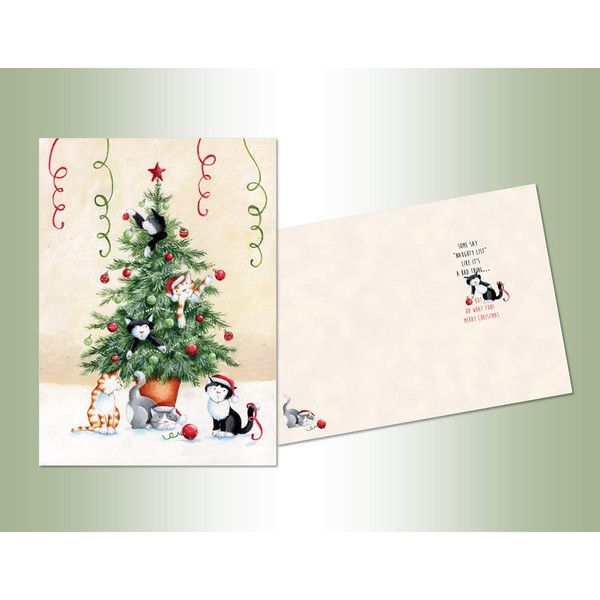 LPG PERFORMING ARTS BOXED CHRISTMAS CARD SET Cat Tree Set