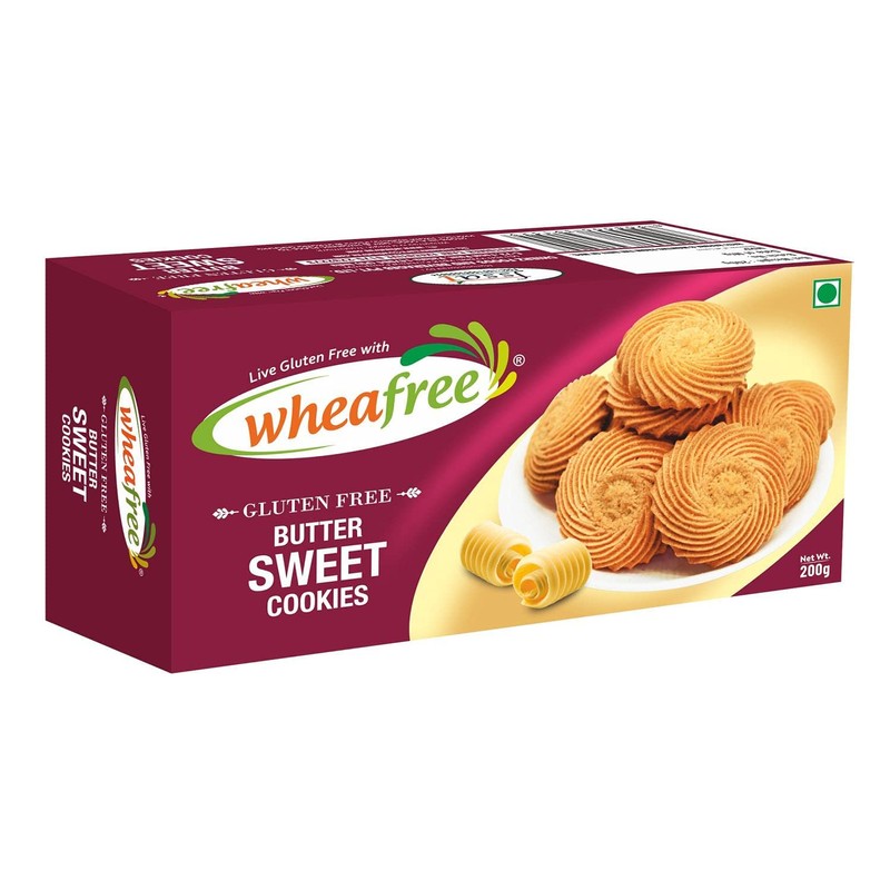 BBRATS Wheafree Gluten free Butter Sweet Cookies 200g