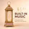 Ballerina Musical Snow Globe Lantern, Gold & Pink Spinning Figurine
