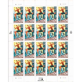 United States Postal Service US Stamp 1996 32c Marathon - 20 Stamp Sheet - #3067