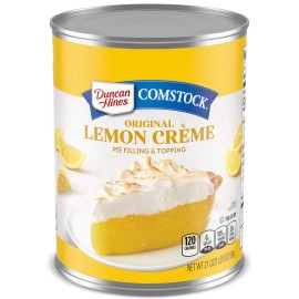 Duncan Hines Comstock Yellow Fruit Pie Filling 21 Ounce Pack of 8 Homemade Taste Quality