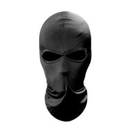 QEEQPF Balaclava Ski Moto Bike Face Mask Lightweight Lycraspandex Soft Breathable Multipurpose Windproof Sports Headwear Helmet Liner - Unisex Size Black