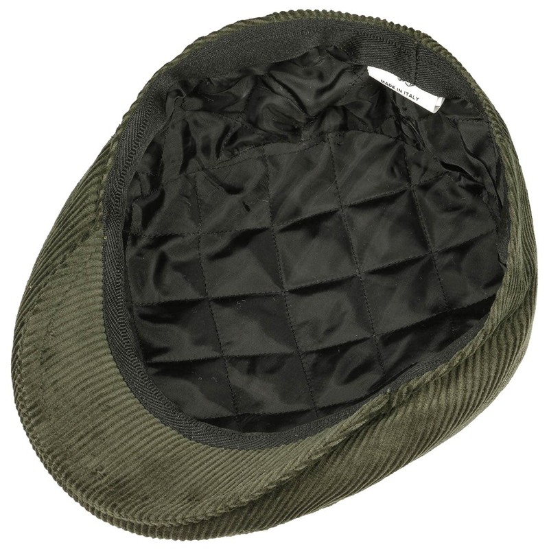 Lipodo Cord Flat Cap Men/Women - Cotton Peaked Cap -