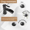 Fransiton Bathroom Sink Drain Stopper, Big-Cap Pop-up Drain Fits 1.1"