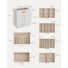 SONGMICS Caja de Joyas, 6 Niveles, Tapa de Cristal, 5