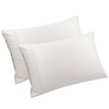 PiccoCasa Pillowcases 2 Pack Cotton Pillow Cases with Zipper Closure
