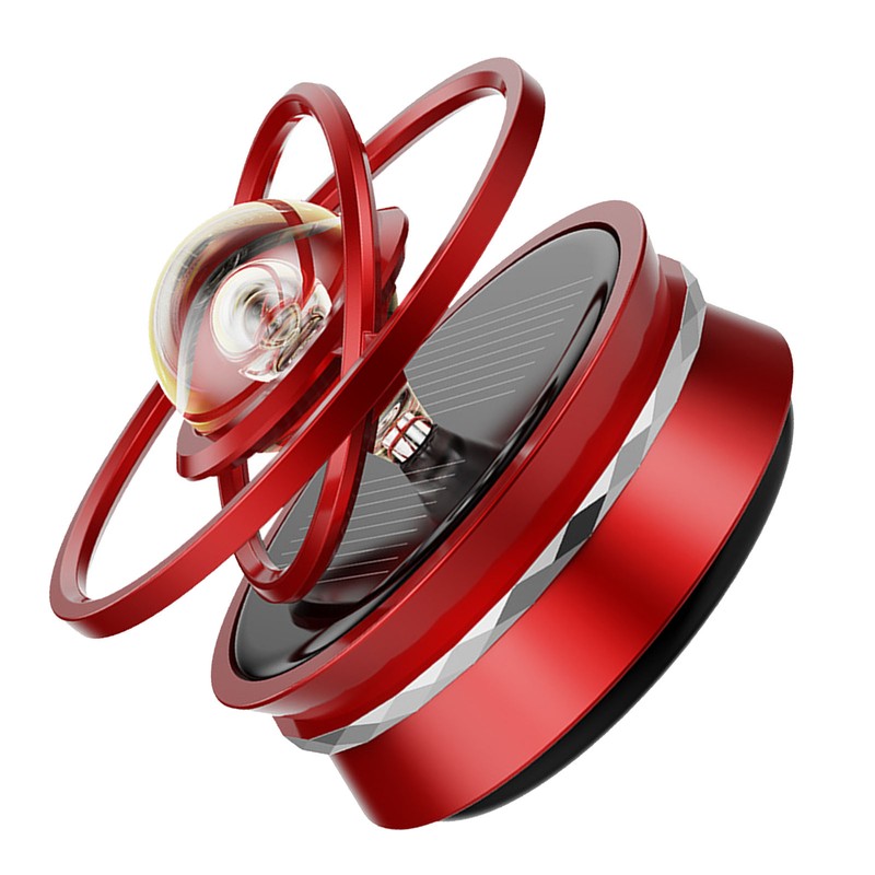 Car Aromatherapy Solar Energy Suspended Crystal Ball Rotating Car Aroma