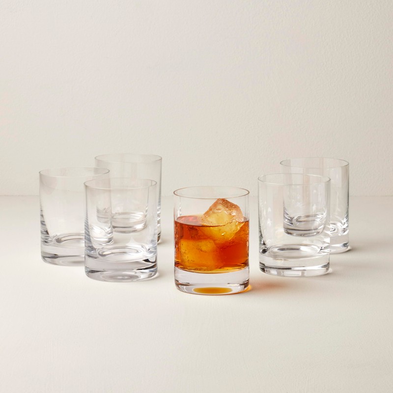 Lenox 896883 Tuscany Classics Cylinder Double Old Fashioned Glasses, Set
