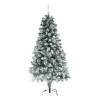 ZHU G Arbol Pino De Navidad Artificial Nevado 1.50 Mt