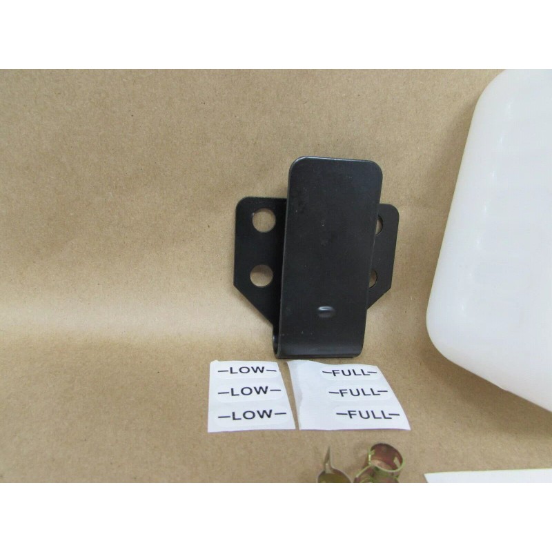 GENUINE KUBOTA OVERFLOW COOLANT BOTTLE W/ BRACKET - COOLANT RESERVOIR