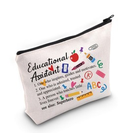 TSOTMO Educational Assistant Zipper Pouch Educator Gift Educational Assistant Survival Kit Bag Appreciation Gift For Educator (Educational one)