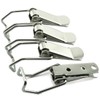 HJ Garden 4pcs Spring Loaded Toggle Latch Hasp,304 Stainless Steel