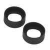 2 Pcs Stereo Microscope Eyepiece Eye Cup Rubber Flat Angle