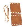 Motorcycle Hand Grip Cover Fiber Simulated Leather Anti Slip Retro