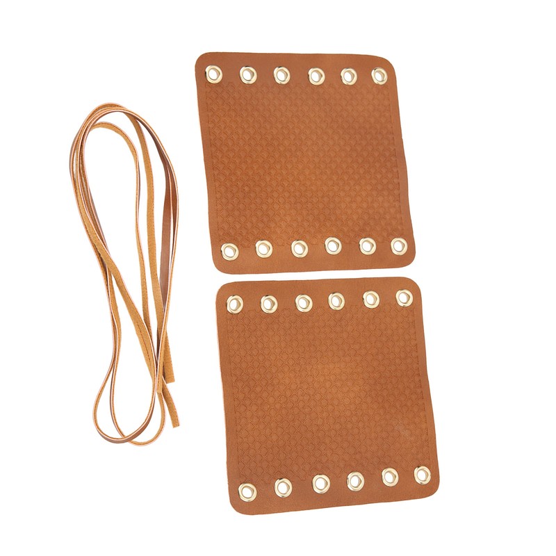 Motorcycle Hand Grip Cover Fiber Simulated Leather Anti Slip Retro