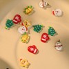 60Pcs Christmas Nail Charms Cute Christmas Nail Art Rhinestones 3D