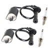 WFLNHB 2 x Ignition Coil Spark Plug Replacement for Yamaha