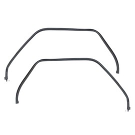 Roof Side Drip Rail Weatherstrip Seals LH RH Pair Fits 1967-68 Mustang 2-Door Hardtop Coupe (C7ZZ-6551222-3)