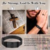 Alissl Adjustable Cross Stainless Steel Bracelet for Men - Religious