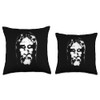 Shroud Of Turin Face of Jesus Christ Catholic Throw Pillow