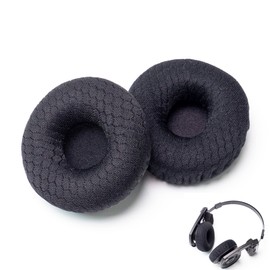Voarmaks Premium Foam Ear Pads Cushions Compatible with Koss Porta Pro PP KSC35 KSC75 KSC55 Headphone (All Black)