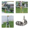 JCBIZ 1-Pack M15 Double Pulley Block Stainless Steel Heavy Duty