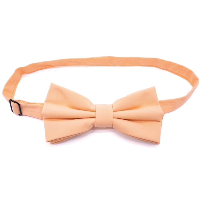 Carahere Boys Pre-tied Cotton Bow Ties Adjustable Solid Color Bow
