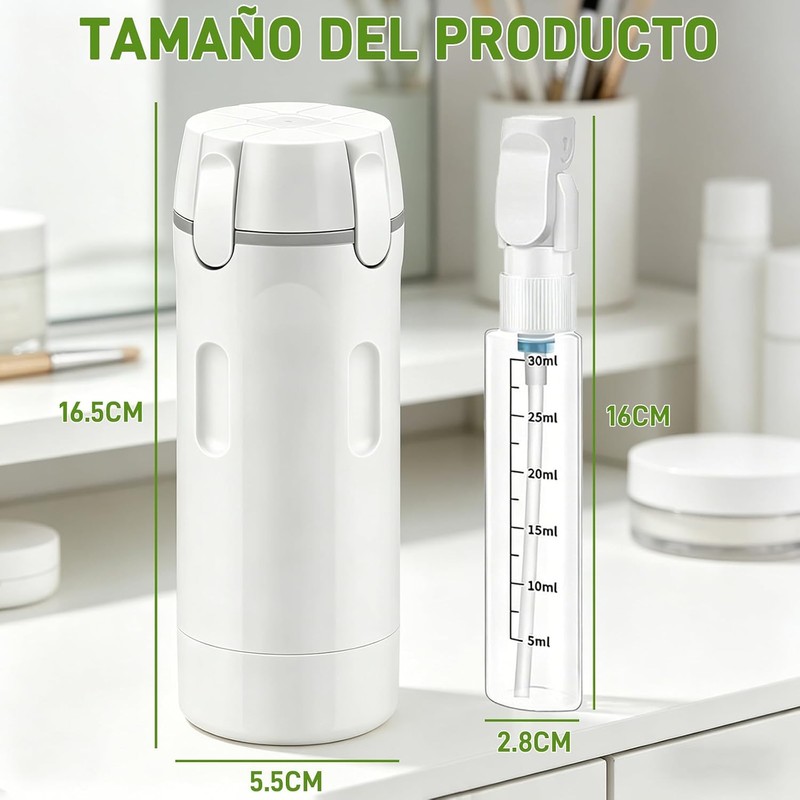 Dispensador de Viaje 4 en 1 – Set 4 Frascos