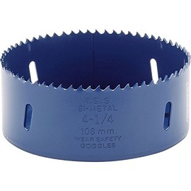 Draper 34771 Expert HSS Bi-Metal Hole Saw Blade, 108mm, Blue