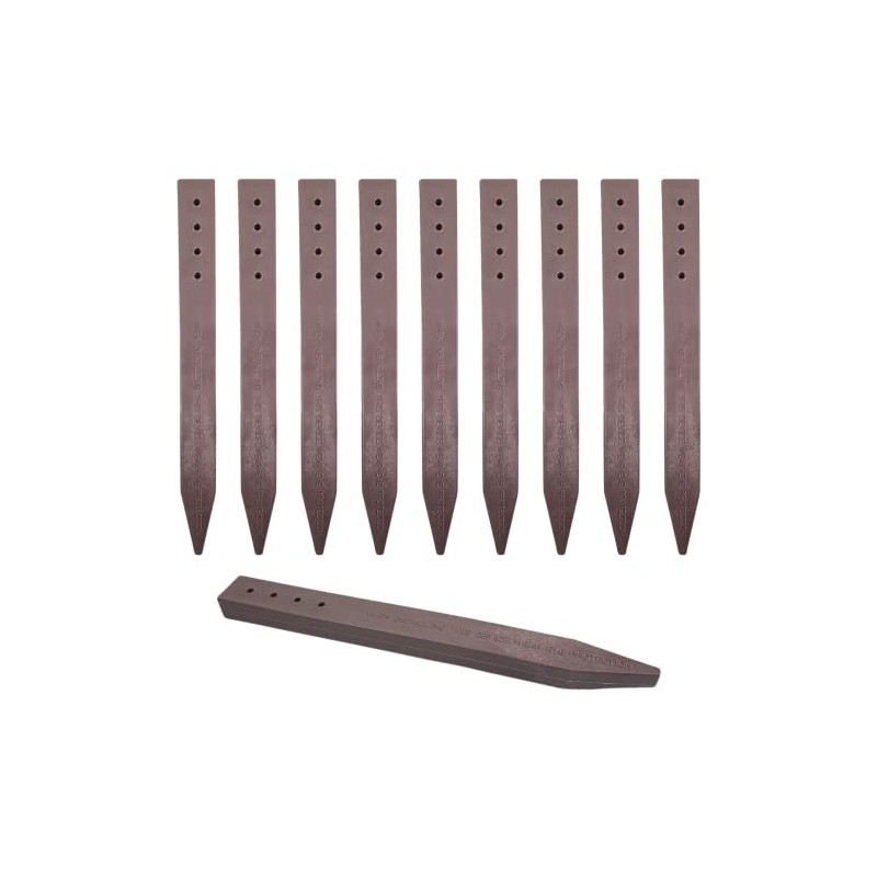 One Stop Outdoor (20-Pack) Heavy Duty, Brown Landscape Lawn &