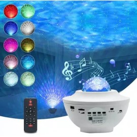 Molin Lámpara Luces Proyector Galaxia Estrellas Infantil Bluetooth