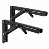 Folding Shelf Brackets for Wall-Mounted Tables and Shelves – Stainless