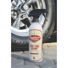 GOLDEN SHINE Tire and Trim Spray Shine, 16 Ounce Bottle 17016