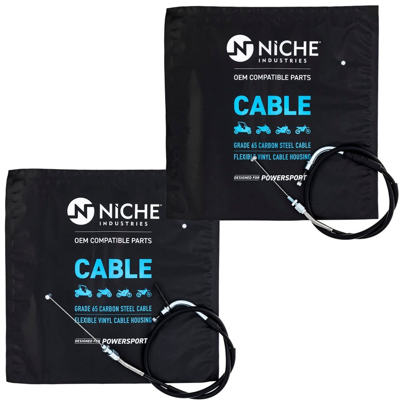 NICHE Push Pull Throttle Cable Set for Suzuki GSXR600 GSXR750