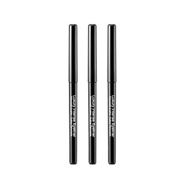 Kiss New York Professional Luxury Intense Eyeliner (3 PACK, Blackest Black)