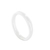 Les Poulettes Jewels - White Ceramic 3mm Ring - taille