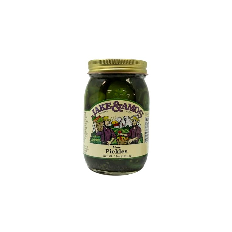 Jake & Amos Lime Pickles 17 Oz. (3 Jars)