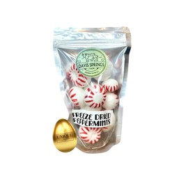 Davis Springs Farm Freeze Dried Peppermints with Freeze Unique Shopper Golden Egg
