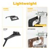 REARACE Motorcycle Fender Eliminator Kit License Plate Bracket Compatible with
