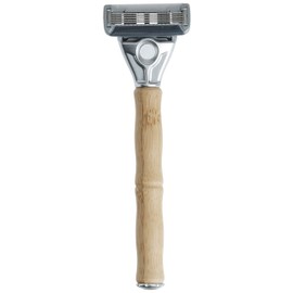 Bulldog Mens Skincare and Grooming Original Bamboo Razors for Men with a Natural Bamboo Razor Handle and 2 Razor Refills