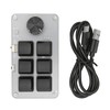 Mini Keypad Knob Design Red Switch Dual Mode Plug and