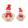 Shatchi Handmade Snowman Christmas Baskets Set Xmas Home décor Shop