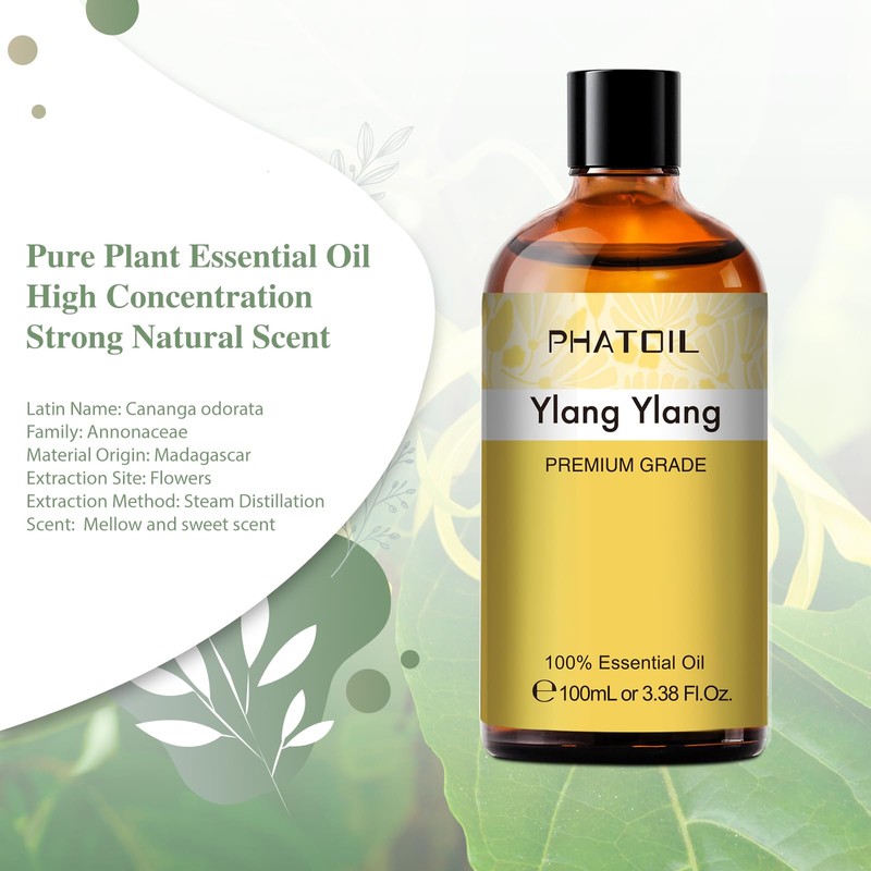 PHATOIL Essential Oil Ylang Ylang 100ml Aroma Oil Essential Oil