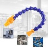 1/4" Thread Flexible Water Oil Coolant Pipe Hose, 12pcs Round