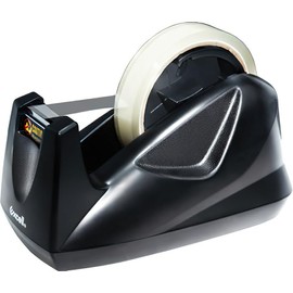 Excell EX-11425BK Office Dualcore Tape Dispenser, Black; for 3/4 Inch Wide Clear Tape use in Offices; Two Sizes Core Diameter 1 and 3 Inches Integrated in One Core