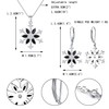 Ever Faith Snowflake Jewerly Sets Sterling Silver Winter Accessory Sparkle