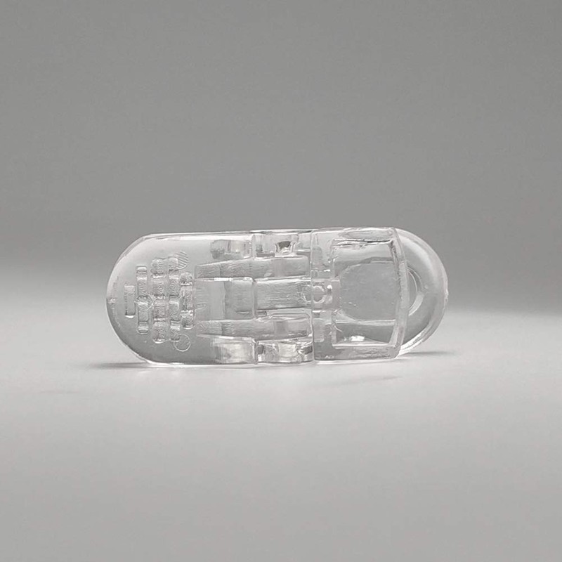 One Touch Clip, 0.2 inch (5 mm), Fish Clip, Clear