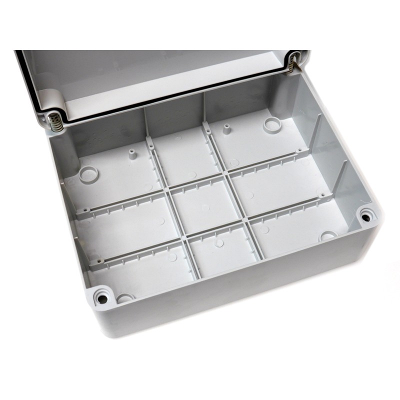 240x190x90 Waterproof Junction Box with Smooth Walls IP56 Adaptable Box