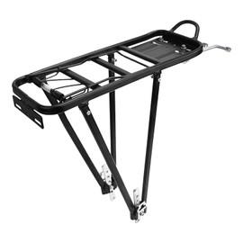 Rear Cycling Rack,77lbs Solid Bearings Adjustable Luggage Cargo Rack | Luggage Carrier Rack, Cargo Rack Mount, Carrier Luggage Rack for Cycling Travel